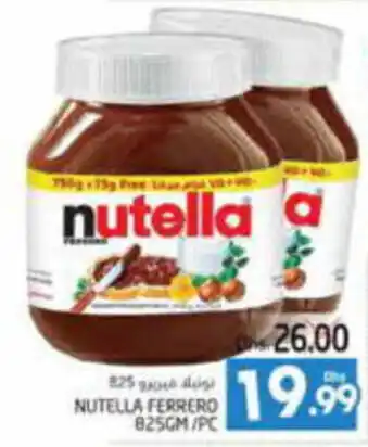 Pasons NUTELLA FERRERO 825GM/PC offer