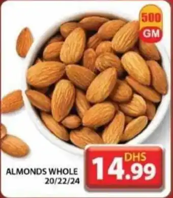 Grand Hyper Market ALMONDS WHOLE 20/22/24 500gm offer