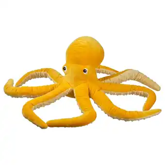 Ikea BlÅvingad Soft toy, octopus/yellow, 50 cm offer