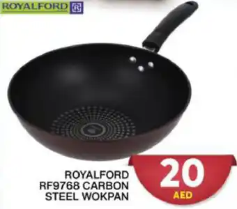 Grand Hyper Market ROYALFORD RF9768 CARBON STEEL WOKPAN offer