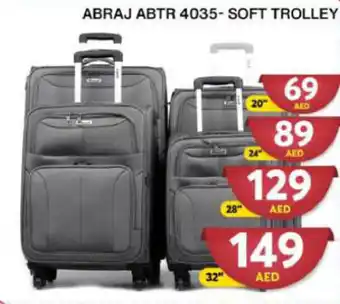 Grand Hyper Market ABRAJ ABTR 4035-SOFT TROLLEY 20 offer