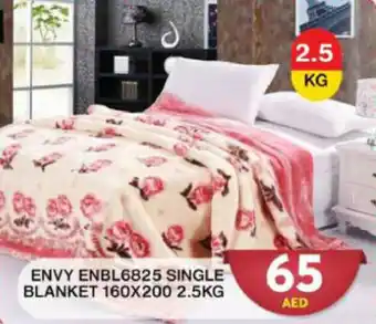 Grand Hyper Market ENVY ENBL6825 SINGLE BLANKET 160X200 2.5KG offer