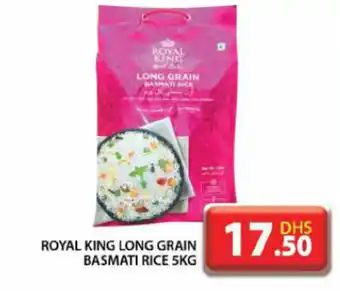 Grand Hyper Market ROYAL KING LONG GRAIN BASMATI RICE 5KG offer