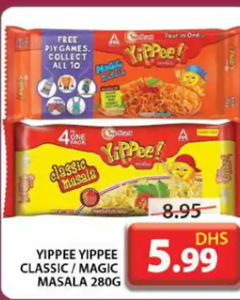 Grand Hyper Market YIPPEE YIPPEE CLASSIC/MAGIC MASALA 280G offer