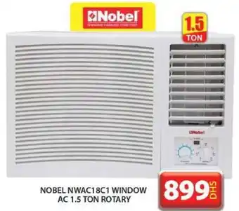 Grand Hyper Market NOBEL NWAC18C1 WINDOW AC 1.5 TON ROTARY offer