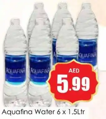 Amber Aquafina Water 6 x 1.5Ltr offer