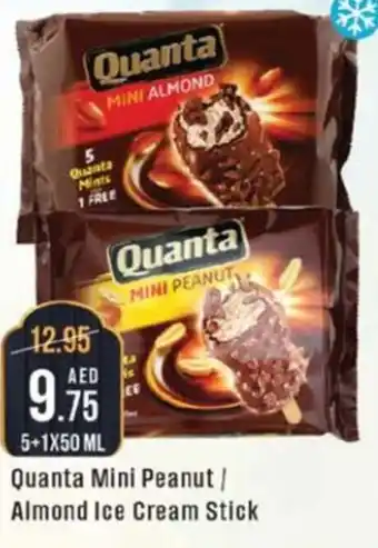 West Zone Supermarket Quanta Mini Peanut / Almond Ice Cream Stick 5 + 1 x 50mL offer