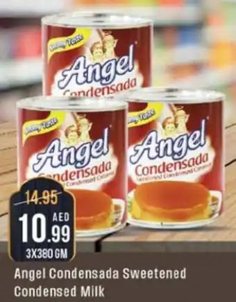 West Zone Supermarket Angel Condensada Sweetened Condensed Milk 3 x 380gm offer