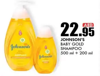KM Trading JOHNSON'S BABY GOLD SHAMPOO 500 ml + 200 ml offer