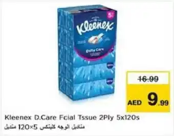 Nesto Kleenex D. Care Facial Tssue 2Ply 5 x 120's offer