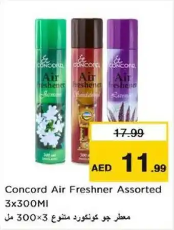 Nesto Concord Air Freshner Assorted 3 x 300mL offer
