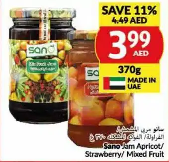 Viva Sano Jam Apricot / Strawberry / Mixed Fruit 370g offer
