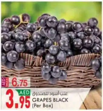 KM Trading GRAPES BLACK (Per Box) offer