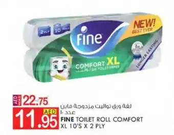 KM Trading FINE TOILET ROLL COMFORT XL 10'S X 2 PLY offer