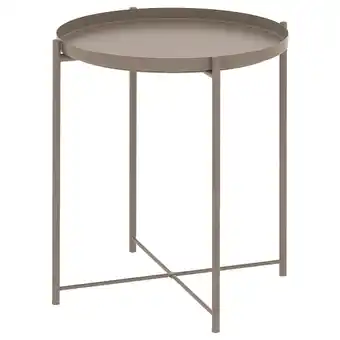 Ikea Gladom Tray table, dark grey-beige, 45x53 cm offer