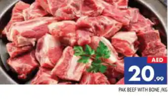 Al Madina Hypermarket PAK BEEF WITH BONE KG offer