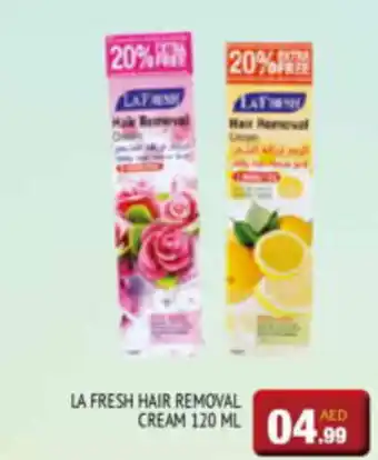 Al Madina Hypermarket LA FRESH HAIR REMOVAL CREAM 120 ML offer