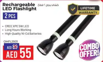 Nesto Rechargeable LED Flashlight offer