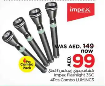 Nesto Impex Flashlight 3SC 4Pcs Combo LUMINC3 offer