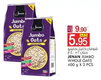 KM Trading JENAN JUMBO WHOLE OATS 400 g X 2 PCS offer