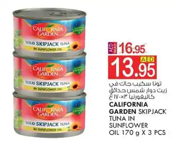KM Trading CALIFORNIA GARDEN SKIPJACK TUNA IN SUNFLOWER OIL 170 g X 3 PCS offer