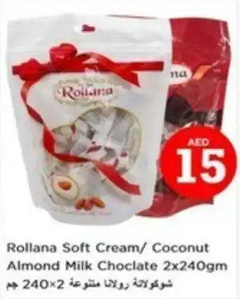 Nesto Rollana Soft Cream Coconut Almond Milk Choclate 2x240gm offer