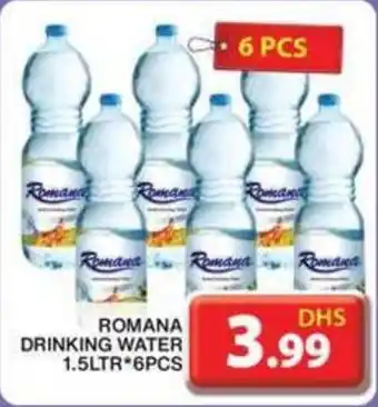 Grand Mall Sharjah Romana Drinking Water 1.5Ltr x 6pcs offer
