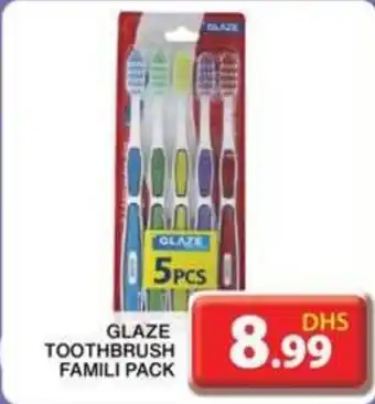 Grand Mall Sharjah GLAZE TOOTHBRUSH FAMILI PACK offer