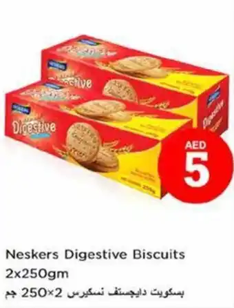 Nesto Neskers Digestive Biscuits 2x250gm offer