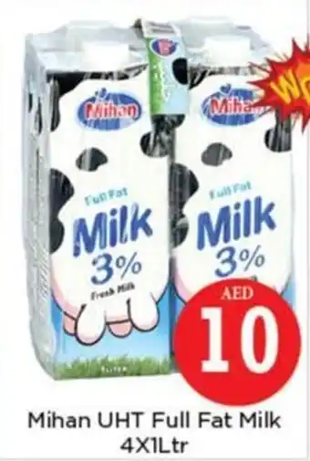 Nesto Mihan UHT Full Fat Milk 4X1Ltr offer