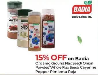 Lulu Hypermarket Organic Ground Flax Seed Onion Powder Whole Flax Seed Cayenne Pepper Pimienta Roja offer
