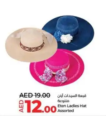 Lulu Hypermarket Eten Ladies Hat Assorted offer