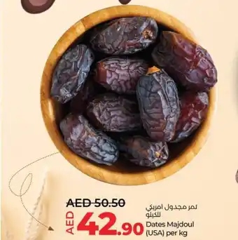 Lulu Hypermarket Dates Majdoul per kg offer