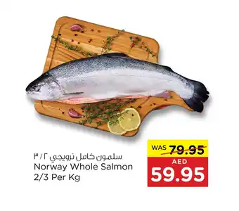Abu Dhabi Coop Norway Whole Salmon 2 3 Per Kg offer