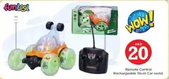 Nesto Remote Control Rechargeable Stunt Car asstd. offer