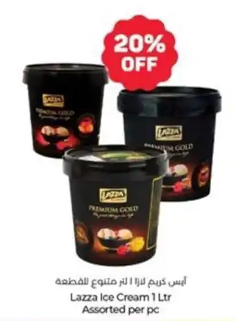 Lulu Hypermarket Lazza Ice Cream 1 Ltr Assorted per pc offer