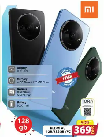 Grand Hyper Market REDMI A3 4GB 128GB PC offer