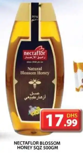 Grand Hyper Market NECTAFLOR BLOSSOM HONEY SQZ 500GM offer