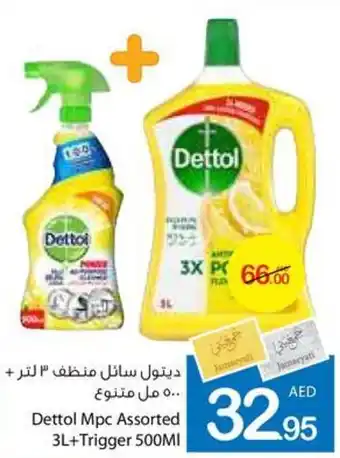 Ajman Market Dettol Mpc Assorted 3L + Trigger 500mL offer