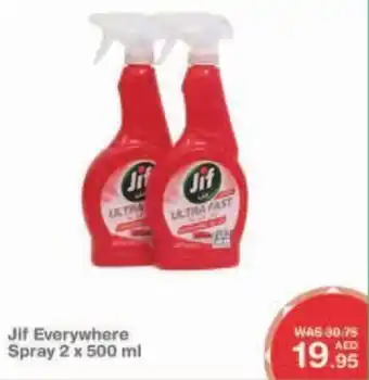 Choithrams Jif Everywhere Spray 2 x 500 ml offer