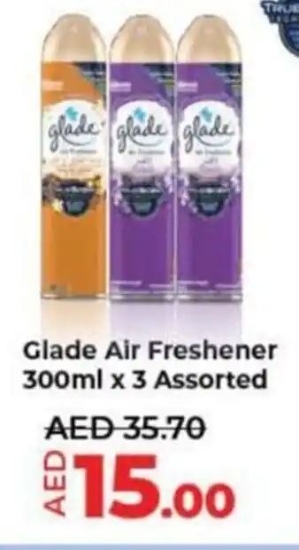 Lulu Hypermarket Glade Air Freshener 300ml x 3 Assorted offer