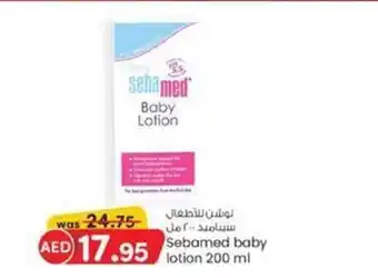 KM Trading Sebamed baby lotion 200 ml offer