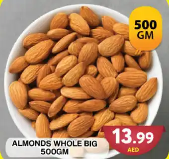 Grand Hyper Market ALMONDS WHOLE BIG 500GM offer