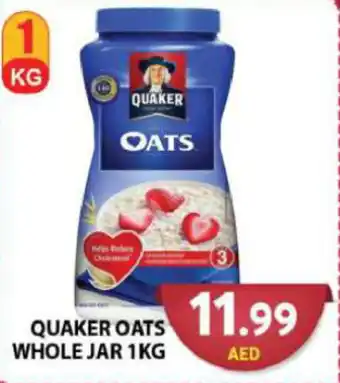 Grand Hyper Market QUAKER OATS WHOLE JAR 1KG offer