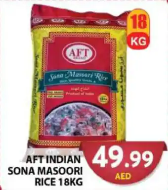 Grand Hyper Market AFT INDIAN SONA MASOORI RICE 18KG offer