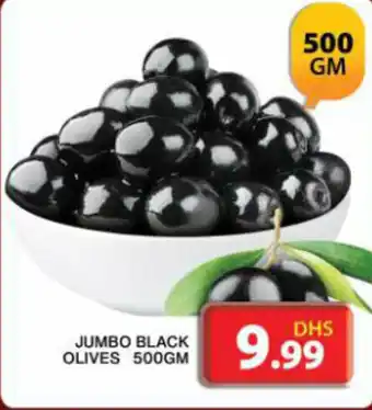 Grand Hyper Market JUMBO BLACK OLIVES 500GM offer