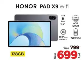 Kenz Hypermarket HONOR PAD X9 Wifi 128GB offer