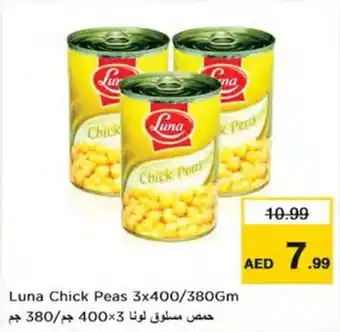 Nesto Luna Chick Peas 3 x 400 / 380gm offer