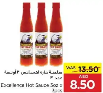 Abu Dhabi Coop Excellence Hot Sauce 3oz x 3pcs offer