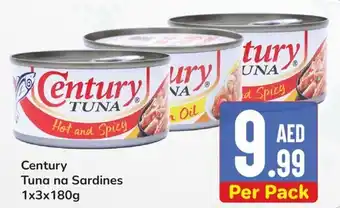 Day To Day Century Tuna na Sardines 1 x 3 x 180g offer